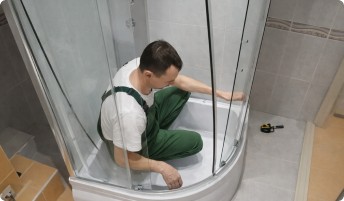 Демонтаж гидромассажной кабины с сохранением плитки и поддона