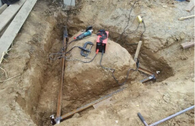 Процесс установки заземления в квартире